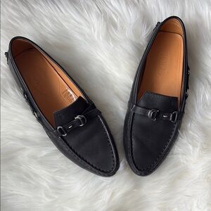 Tod's Black Leather Loafers Shoes Flats EU 36 New in Box